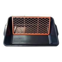 Caçamba Bandeja Pintura 20l + Grelha Para Rolo Duplo