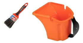 Caçamba De Mão 2l + Pincel Pro Tigre