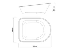 Caçamba Funda Tramontina em Plástico Laranja 55 L Caçamba Funda Tramontina em Plástico Laranja 55 L