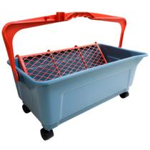 Caçamba para pintura 25L com rodas cinza - 0.2833