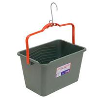 Caçamba Plástica 10 Litros para Tinta Cinza - Uso Profissional