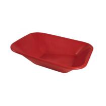 Caçamba Plástica sem Furação para Carrinho de Mão Vermelha 60 litros - Metasul, Opção: Vermelho (a)
