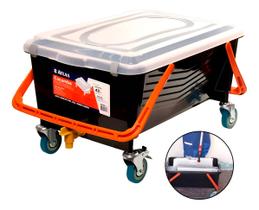 Caçamba Profissional Atlas 43l Com Rodinha E Torneira