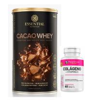 Cacao Whey 420g - Essential Nutrition + Colágeno Hidrolisado