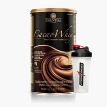 Cacao Whey 450g - Chocolate - Essential + Coqueteleira Variada