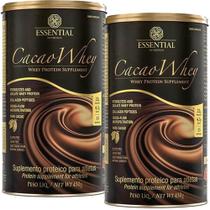 Cacao Whey Isolada + Hidrolisada - (Kit 2 unidades 450g cada) - Essential Nutrition