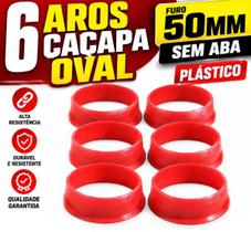 Caçapa Oval Vermelho S/Aba 6 Unidades Plástica Para Bilhar/ Sinuca /Snooker Caçapa Oval Vermelho S/Aba 6 Unidades Plástica Para Bilhar/ Sinuca /Snooker
