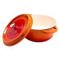 Cacarola 21,3Cm De Aluminio Fundido Hercules Laranja 2,4L