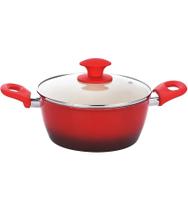 Caçarola 22cm 3,24 Litros 3.7mm Indução Ceramic Class Rubi