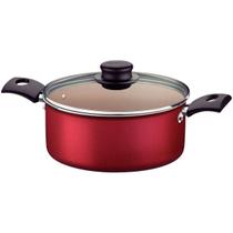 Caçarola 22cm 3,7 Litros Turim Vermelho Aluminio Antiaderente Starflon Max Tramontina Caçarola 22cm 3,7 Litros Turim Vermelho Aluminio Antiaderente Starflon Max Tramontina