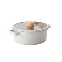 Caçarola 24cm 3,6L Cerâmico Indução Neoflam Fika Cor Perola