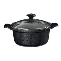 Caçarola Aa30cm Cerâmica Antiaderente Craquelada 7L Tampa Vidro Javali Caçarola Aa30cm Cerâmica Antiaderente Craquelada 7L Tampa Vidro Javali