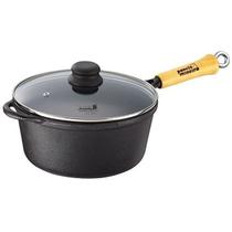 Caçarola Alça de Madeira Tampa vidro 3,0 litros 23 cm - Fumil Caçarola Alça de Madeira Tampa vidro 3,0 litros 23 cm - Fumil