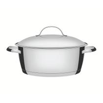 Caçarola Allegra Aço Inox Fundo Triplo Fogões De Indução 22 Cm 3,3l - Tramontina 62653221 Caçarola Allegra Aço Inox Fundo Triplo Fogões De Indução 22 Cm 3,3l - Tramontina 62653221