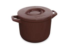 Caçarola Alta de Cerâmica Duo+ 24cm 7L Chocolate Ceraflame