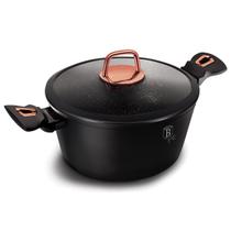 Caçarola Alumínio Com Tampa De Vidro 24 Cm