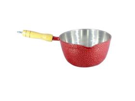 Caçarola Alumínio Craqueada Japi Cabo Madeira Sem Tampa 14cm Caçarola Alumínio Craqueada Japi Cabo Madeira Sem Tampa 14cm