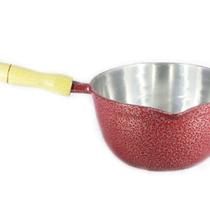 Caçarola Alumínio Craqueada Vermelha sem Tampa 18cm Caçarola Alumínio Craqueada Vermelha sem Tampa 18cm