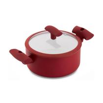 Caçarola Antiaderente 18cm Soft Touch Vermelha PA300-C18VM Hercules