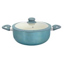 Caçarola Antiaderente Cerâmica de Indução Azul Genebra Plus 24cm - Casambiente Caçarola Antiaderente Cerâmica de Indução Azul Genebra Plus 24cm - Casambiente
