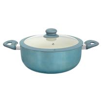 Caçarola Antiaderente Cerâmica de Indução Azul Genebra Plus 24cm - Casambiente Caçarola Antiaderente Cerâmica de Indução Azul Genebra Plus 24cm - Casambiente