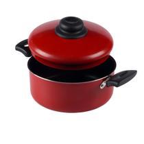 Caçarola antiaderente tampa Aluminio 24cm 4L lilás nacional