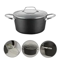 Caçarola Avulsa Titânio Antiaderente Premium 24cm Com Tampa Caçarola Avulsa Titânio Antiaderente Premium 24cm Com Tampa