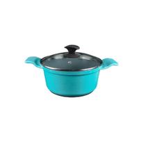 Caçarola Azul Turquesa Antiaderente Cerâmica Javali Aa 22Cm
