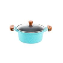 Caçarola Azul Turquesa Antiaderente Cerâmica Javali Am 20Cm