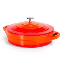 Caçarola Baixa 24cm Cerâmica Indução Antiaderente Le Cook