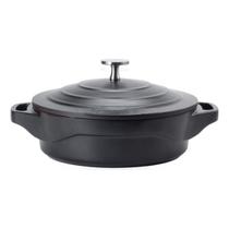 Caçarola Baixa Cerâmica Antiaderente 24 Cm Preta Le Cook Caçarola Baixa Cerâmica Antiaderente 24 Cm Preta Le Cook