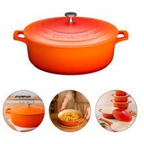 Caçarola Baixa Cerâmica Indução Cook Chef 28cm Tampa 4,6 Mimo Style Caçarola Baixa Cerâmica Indução Cook Chef 28cm Tampa 4,6 Mimo Style