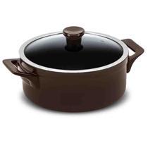 Caçarola Baixa Clear 24 cm 3,5 L Indução Chocolate Ceraflame Caçarola Baixa Clear 24 cm 3,5 L Indução Chocolate Ceraflame