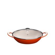 Caçarola Baixa com Tampa de Vidro30cm - Mimo Style - Caçarola Baixa com Tampa de Vidro30cm - Mimo Style -