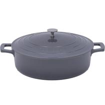 Caçarola Baixa Cook & Chef Cinza 28Cm Caçarola Baixa Cook & Chef Cinza 28Cm