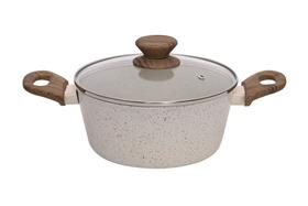 Caçarola Cerâmica Panela 24 cm Marmol Mimo Style Indução Caçarola Cerâmica Panela 24 cm Marmol Mimo Style Indução