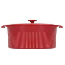 Caçarola Cocotte Com Tampa 22cm Vermelho 2.4Ltr - Germer