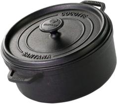 Caçarola Cocotte GRANDE 26 Cm Forno Holandês Ferro Fundido Santana