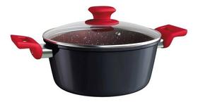 Caçarola Colorstone Titânio 24cm Antiaderente Cerâmica Euro