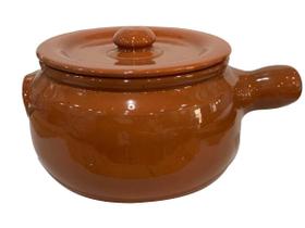Caçarola com Cabo Panela com Tampa de Barro Cerâmica Vermelha Motta Tipo Capixaba nº 1 - 1,2 Litros (1731) Caçarola com Cabo Panela com Tampa de Barro Cerâmica Vermelha Motta Tipo Capixaba nº 1 - 1,2 Litros (1731)