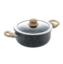 Caçarola com Revestimento Ceramico Ganilite Preto e Fundo de Indução 20cm 2,5L - Wolff