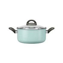 Caçarola com Tampa 20 cm Revestimento Cerâmico Antiaderente Mineral Resist Cor Verde Ceramic Life Suprema Brinox Caçarola com Tampa 20 cm Revestimento Cerâmico Antiaderente Mineral Resist Cor Verde Ceramic Life Suprema Brinox