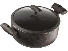 Caçarola com tampa 4,5L antiaderente soft touch 24cm Hercules PA300-C24MA Marrom Caçarola com tampa 4,5L antiaderente soft touch 24cm Hercules PA300-C24MA Marrom