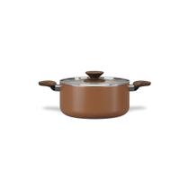 Caçarola com Tampa Brinox Ceramic Life Ø20cm 2,7 L Primea Cappuccino Caçarola com Tampa Brinox Ceramic Life Ø20cm 2,7 L Primea Cappuccino
