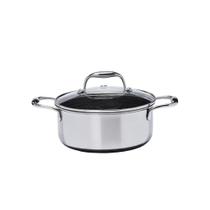 Caçarola CookingPro Hive 20 cm 2,5 L em Aço Inox Fundo Triplo Oxford