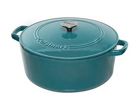 Caçarola Cuisinart Chef's Classic em ferro fundido esmaltado 7L azul-petróleo Caçarola Cuisinart Chef's Classic em ferro fundido esmaltado 7L azul-petróleo