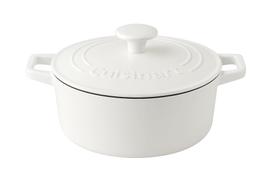 Caçarola Cuisinart Chef's Classic em ferro fundido esmaltado 7L branco