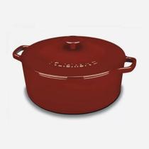 Caçarola cuisinart chef's classic em ferro fundido esmaltado vermelho ci670-30cr