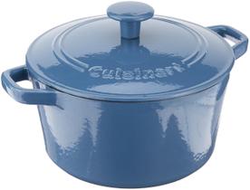 Caçarola Cuisinart esmaltada azul provencial 3L