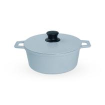 Caçarola De Alumínio Fundido N 20 Com Tampa De Alumínio - Cor Branco